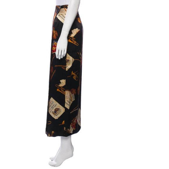 ETRO Silk Midi Length Skirt Size: L | US10, IT46 - Picture 2 of 11